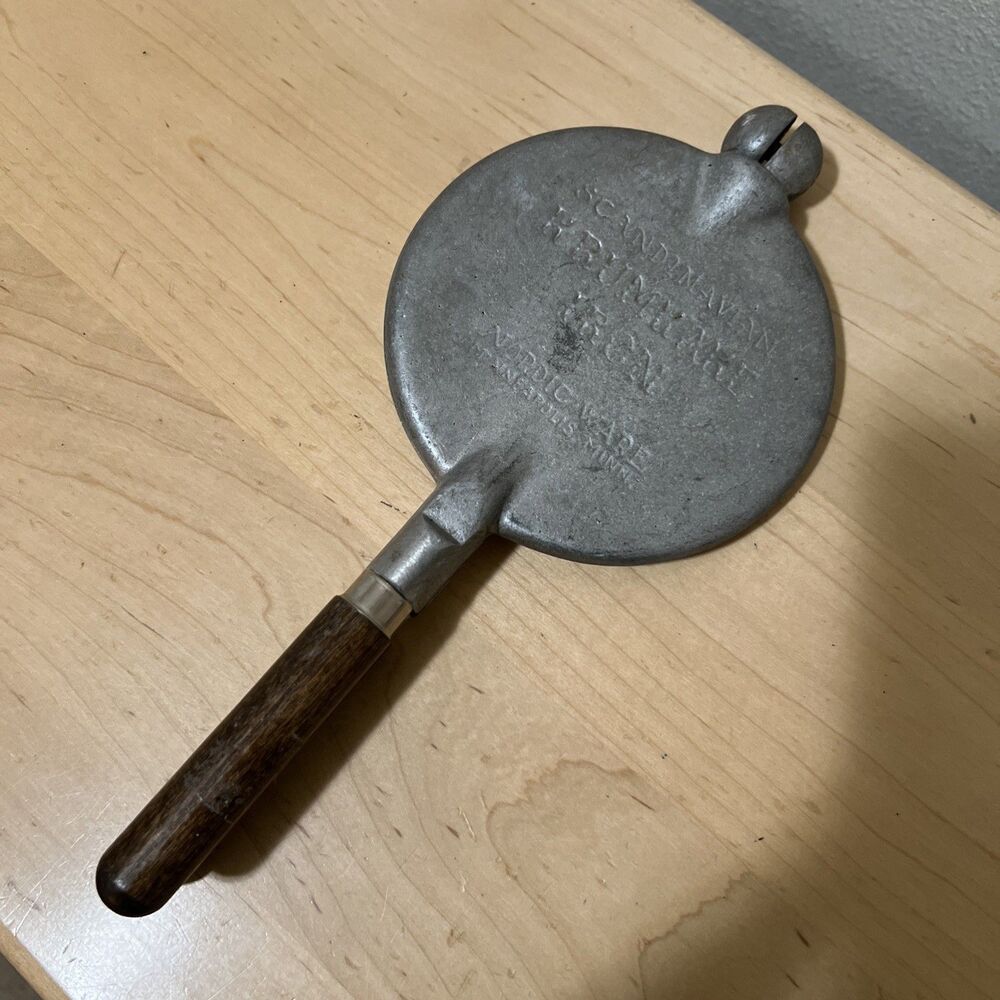 Nordic Ware Vintage Scandinavian Krumkake Iron Metal